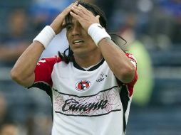 El jugador, Dayro Moreno de Tijuana, durante juego de la jornada seis del Torneo Apertura. MEXSPORT  /