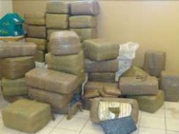 Los mil kilogramos de mariguana tenían un valor superior a mil millones de pesos (alrededor de 570 mil dólares). ARCHIVO  /