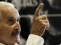 Carlos Fuentes presentará en septiembre su canon literario: La gran novela latinoamericana. NTX  /