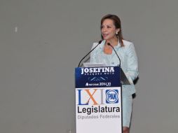 La legisladora instó a todos los mexicanos a mantenerse unidos con Monterrey. NTX  /