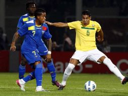 André Santos durante el partido contra Ecuador en la Copa América. MEXSPORT  /