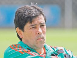 Luis Fernando Tena, técnico del Tri Sub-22. EFE  /