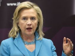 Clinton dijo que las sanciones impidan que el régimen tenga fondos para su campaña de violencia. AFP  /