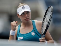 La tenista rusa Vera Zvonareva, durante la tercera ronda del Abierto de Estados Unidos. AP  /