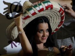 Katy Perry, quien con su carisma conquistó a más de 17 mil mexicanos. AP  /