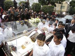 Las reliquias de Juan Pablo II, dejaron la Ciudad de México el pasado 25 de agosto. EL UNIVERSAL.  /