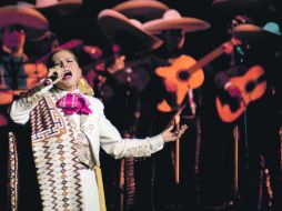 Julia Palma, durante su participación en el homenaje a Lucha Reyes. NTX  /