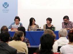 Presentación del libro 'Ciclovista Guadalajara', de Eugenia Coppel, en el ITESO. A. HINOJOSA  /