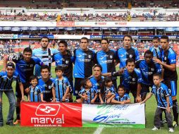 Foto de accion de equipo Gallos, durante juego de la semana 6 del Apertura 2011. MEXSPORT  /