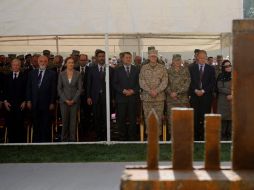 En Kabul hubo una ceremonia conmemorativa del décimo aniversario de los atentados del 11-S. EFE  /