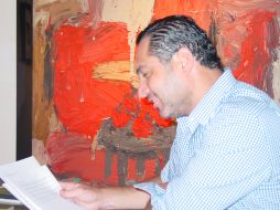 El artista utiliza la pintura, escultura y poesía para transmitir las emociones de los amantes. NOTIMEX  /