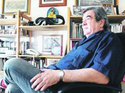 El escritor Eliso Alberto dejó inclusa una novela, ayer se leyeron unas páginas. EL UNIVERSAL  /
