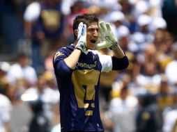 El portero de Pumas hace hincapié en corregir de inmediato lo que esta mal en el equipo. MEXSPORT  /
