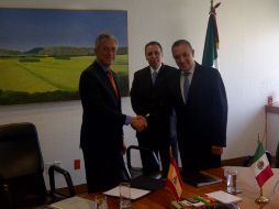 Carlos Guzmán Bofill, director general de ProMéxico (d). ARCHIVO  /