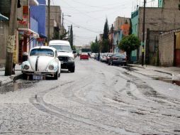 Una de las localidades más afectadas por el fenómeno fue Nezahualcóyotl. NOTIMEX  /