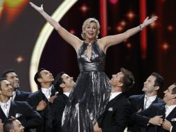 Jane Lynch es la conductora oficial de la ceremonia de premios. REUTERS  /