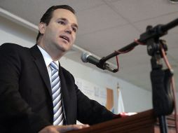 El presidente del PAN Jalisco Miguel Ángel Monraz, señala que situaciones como ésta, afectan la imagen del partido. ARCHIVO  /