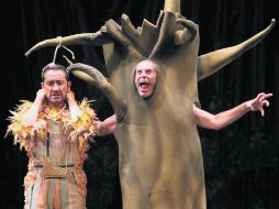 Imagen de un montaje de La flauta mágica. ESPECIAL  /