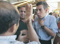 Miguel Castro defiende el proceso de diálogo que intentó mantener con los comerciantes que se oponen a la obra. S. NÚÑEZ  /