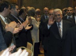 El presidente de la APN de Palestina, Mahmud Abás, invitó a los israelíes a ''avanzar por la paz''. EFE  /