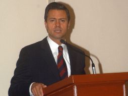 Peña Nieto dirigió un mensaje en el que señaló su decisión de respeto a los tiempos electorales. ARCHIVO  /