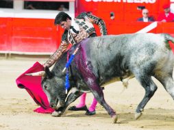 El regiomontano Alberto Valente se ganó a pulso su reaparición en el coso de la Colonia Monumental. ARCHIVO  /