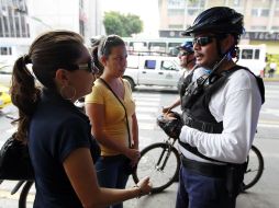 La Policía Turística tapatía contará con alrededor de 50 elementos que operarán en el primer cuadro. A. GARCÍA  /