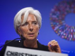 Christine Lagarde asegura que, a pesar de las presiones financieras, los recursos del organismo a su cargo serán suficientes. EFE  /