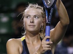 Maria Sharapova luego de su victoria sobre  Tamarine Tanasugarn. REUTERS  /