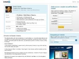 Obama ostenta ‘más de 500 conexiones’ en Linkedin. ESPECIAL  /