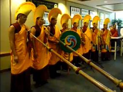 Los 10 monjes de la compañía artística presentarán musica sacra y danzas sagradas para la sanación mundial. ESPECIAL  /