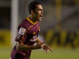 Herculez Gomez de Estudiantes, durante juego de la semana 2 del Apertura 2011. MEXSPORT  /