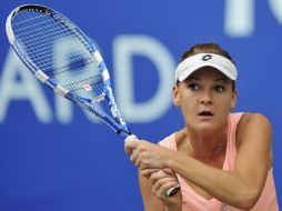 Radwanska (foto), novena cabeza de serie, se deshizo de Azarenka. EFE  /
