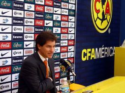 El directivo manifestó su molestia por el mal paso de las Águilas. EL UNIVERSAL  /