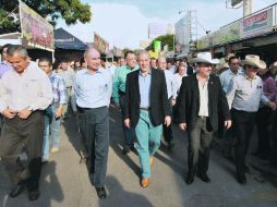 Al acto asistió el secretario de Agricultura, Francisco Mayorga Castañeda, y el secretario general de Gobierno, Fernando Guzmán.  /