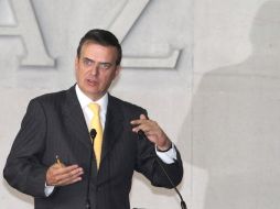 Según Ebrard Casaubon, la situación actual del país la construyó el PRI. NTX  /