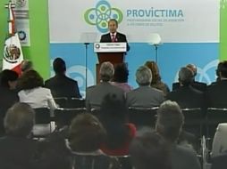 Calderón garantizó que su gobierno pondrá todos los recursos para que la institución responda con eficacia y sensibilidad. ESPECIAL  /