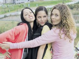 Maya Zapata, Ana Claudia Talancón y Jonana Murillo dan vida a los personajes principales de la serie. ESPECIAL  /