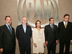 La Comisión Nacional de Elecciones se reunió con los tres interesados en contender por la candidatura del PAN. NOTIMEX  /