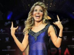 Este concierto de la cantante forma parte de la gira 'Trevolution'. Ella dijo estar contenta de regresar a Puebla. ARCHIVO  /