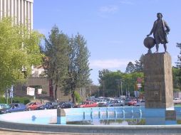 Guadalajara honra en el cruce de dos de sus principales avenidas al descubridor de América. ARCHIVO  /