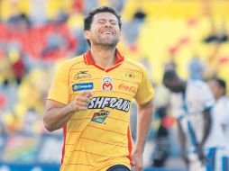 Miguel Sabah, goleador del Morelia, equipo que abre en su estadio la jornada recibiendo al Tigres. MEXSPORT  /