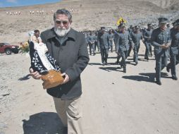 Realización del homenaje a los mineros chilenos. REUTERS  /
