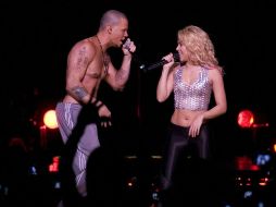 Tuvo de invitado al rapero de Calle 13, René Pérez, con quien interpretó el tema 'Mi gordita'. EFE  /