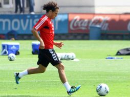 guardado particioó los 90 minutos de juego con el equipo español. MEXSPORT  /