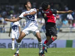 Atlas batalló y supo sacarle el resultado a los universitarios. AFP  /