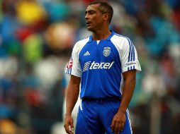 Romario en su pasada visita a México jugó con lso amigos de Messi. MEXSPORT  /