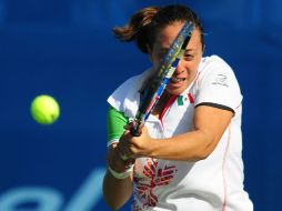 Ximena Hermoso era la última esperanza para México en singles femenil. EFE  /