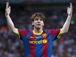 Lionel Messi, delantero del Barcelona, admitió saber poco respecto al Viktoria Plzen, su próximo contrincante. MEXSPORT  /