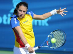 Mónica Puig, durante los cuartos de final. EFE  /